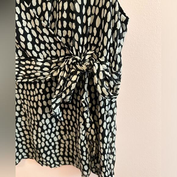 Ann Taylor Lightweight Black and White Tank Top Sleeveless Blouse 14 - Picture 5 of 7
